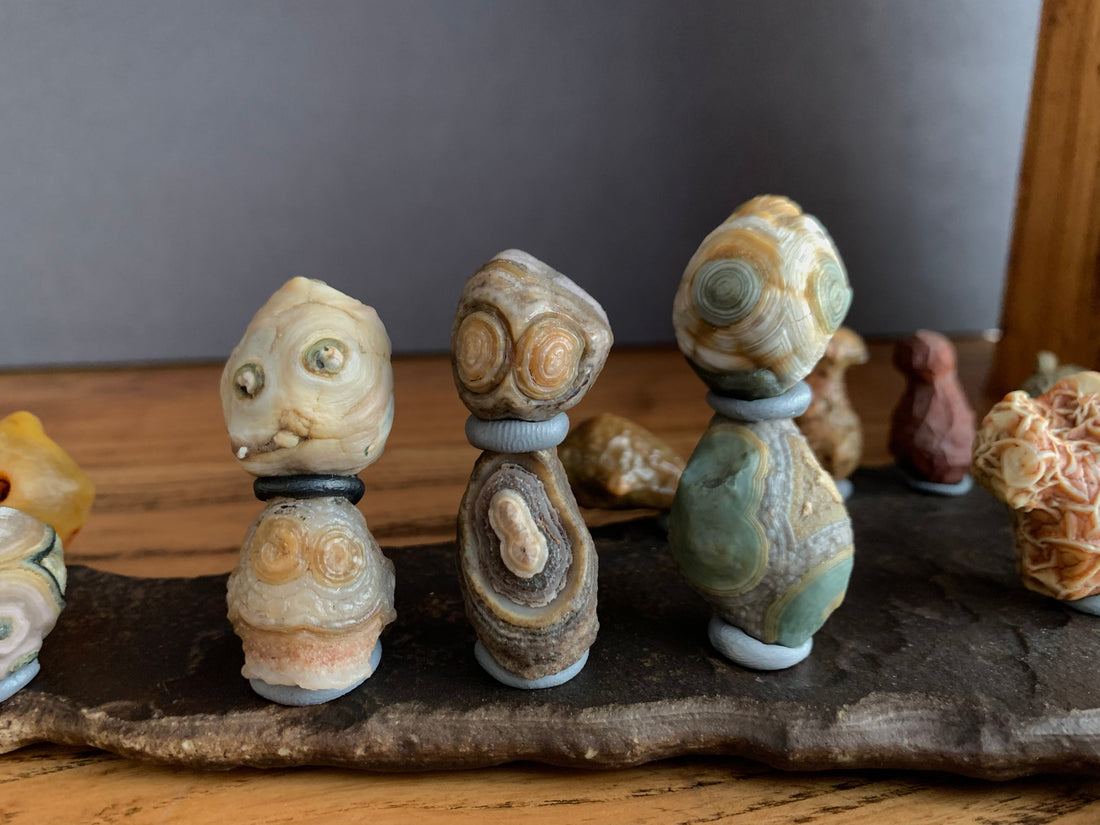 My Gobi Desert Eye Agates: A Personal Touch