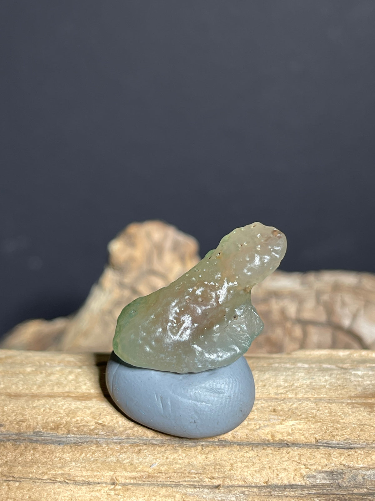 (1109)Natural Alxa Gobi Sugar Heart Agate - Animal-shaped Mimetolith