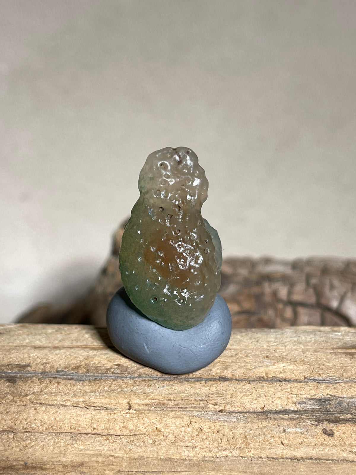 (1109)Natural Alxa Gobi Sugar Heart Agate - Animal-shaped Mimetolith