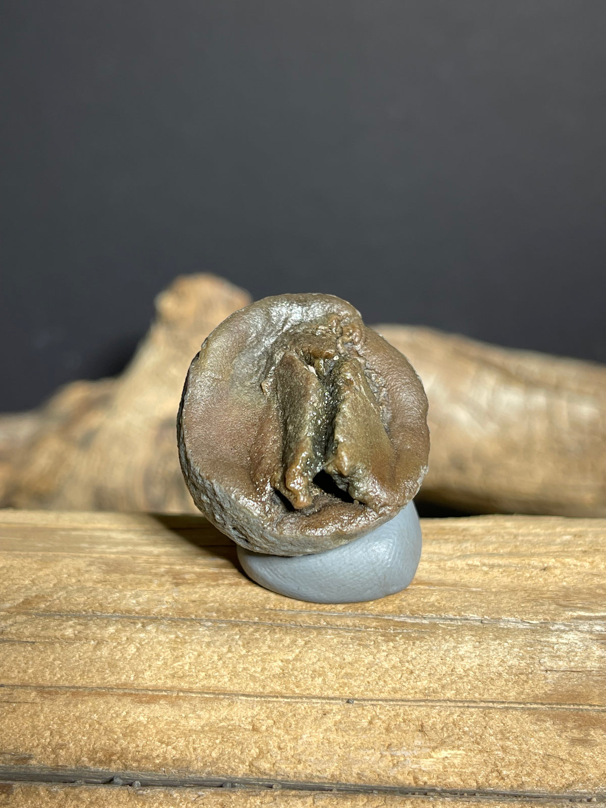 (1126) Natural Hulunbuir Agate- Sculpture Cavity & Weathered Surface