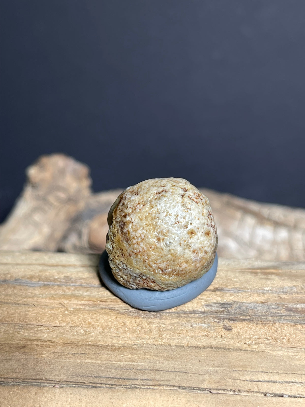 (1088)Natural Alxa Gobi Eye Agate - Raised Orbicular Eye