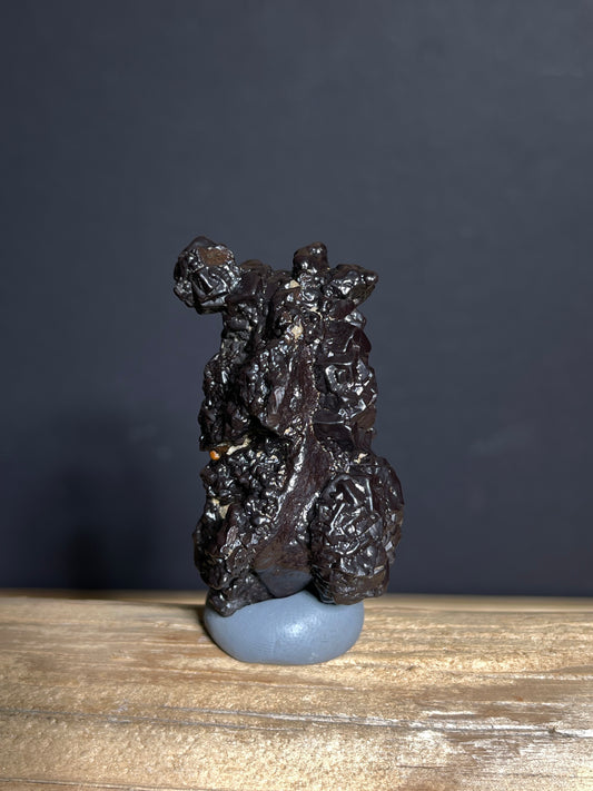 (1135) Alxa Gobi Desert Black Stone – Natural Anthropomorphic collector specimen