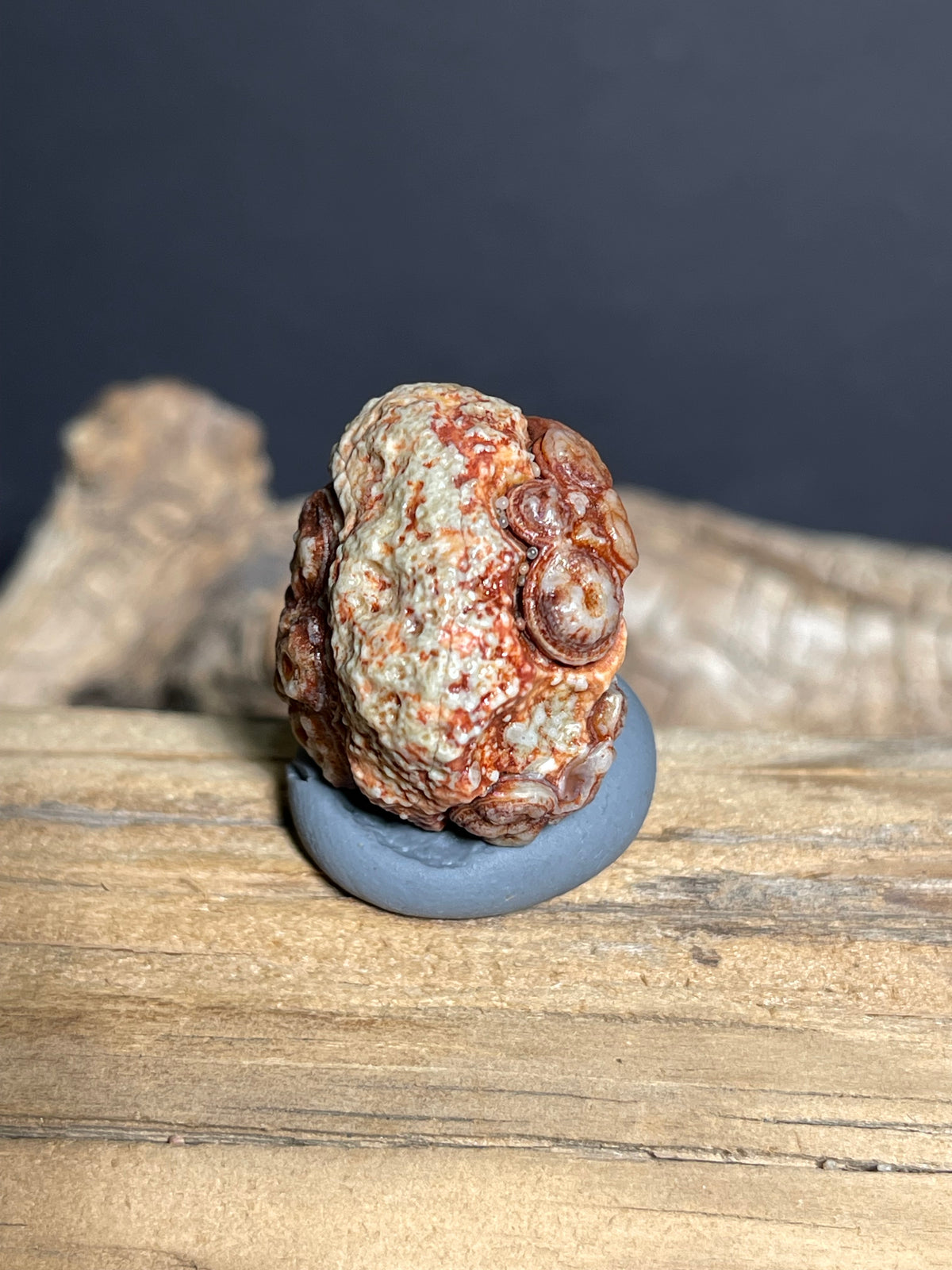 (1086)Natural Alxa Gobi Eye Agate -Multi-Eye orbicular Pattern