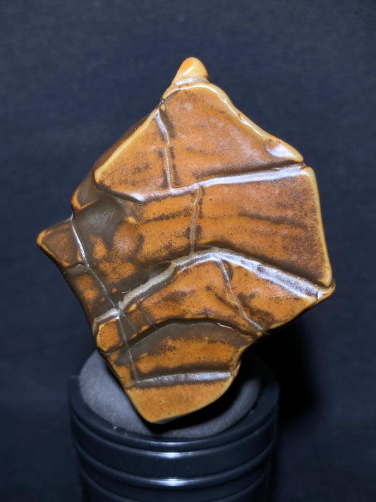 (1011)Alxa Desert Gobi Agate, rough nature stone,Natural Black Color Raw Stone from Inner Mongolia.