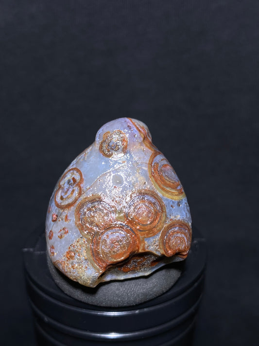 (1035)Alxa Desert Gobi eye Agate rough nature stone,Natural Color Raw agate from Inner Mongolia.