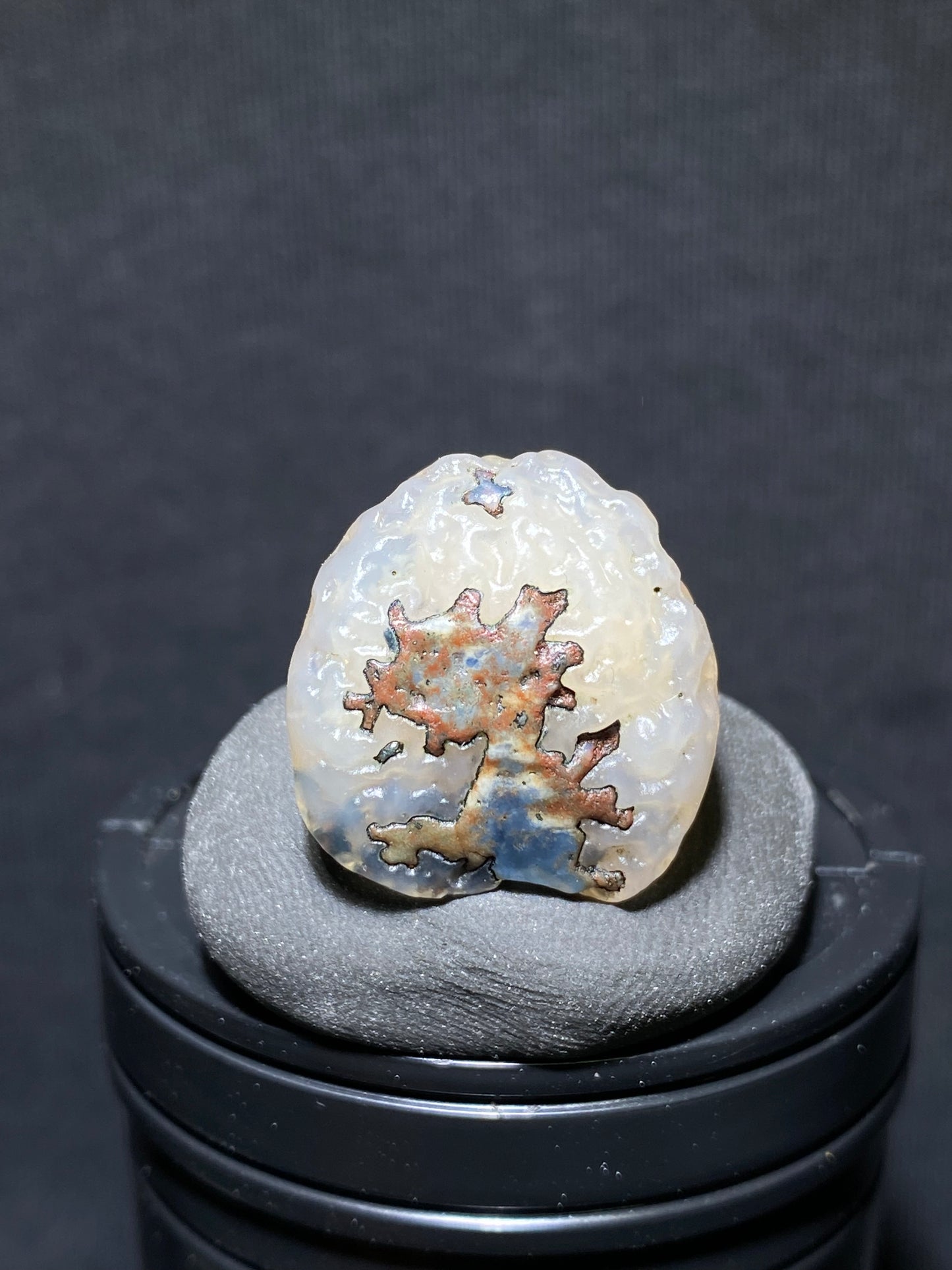 (1108)Alxa Gobi Desert sugar heart Agate, moss agate, rough nature stone, Natural Color Raw Stone from Inner Mongolia.