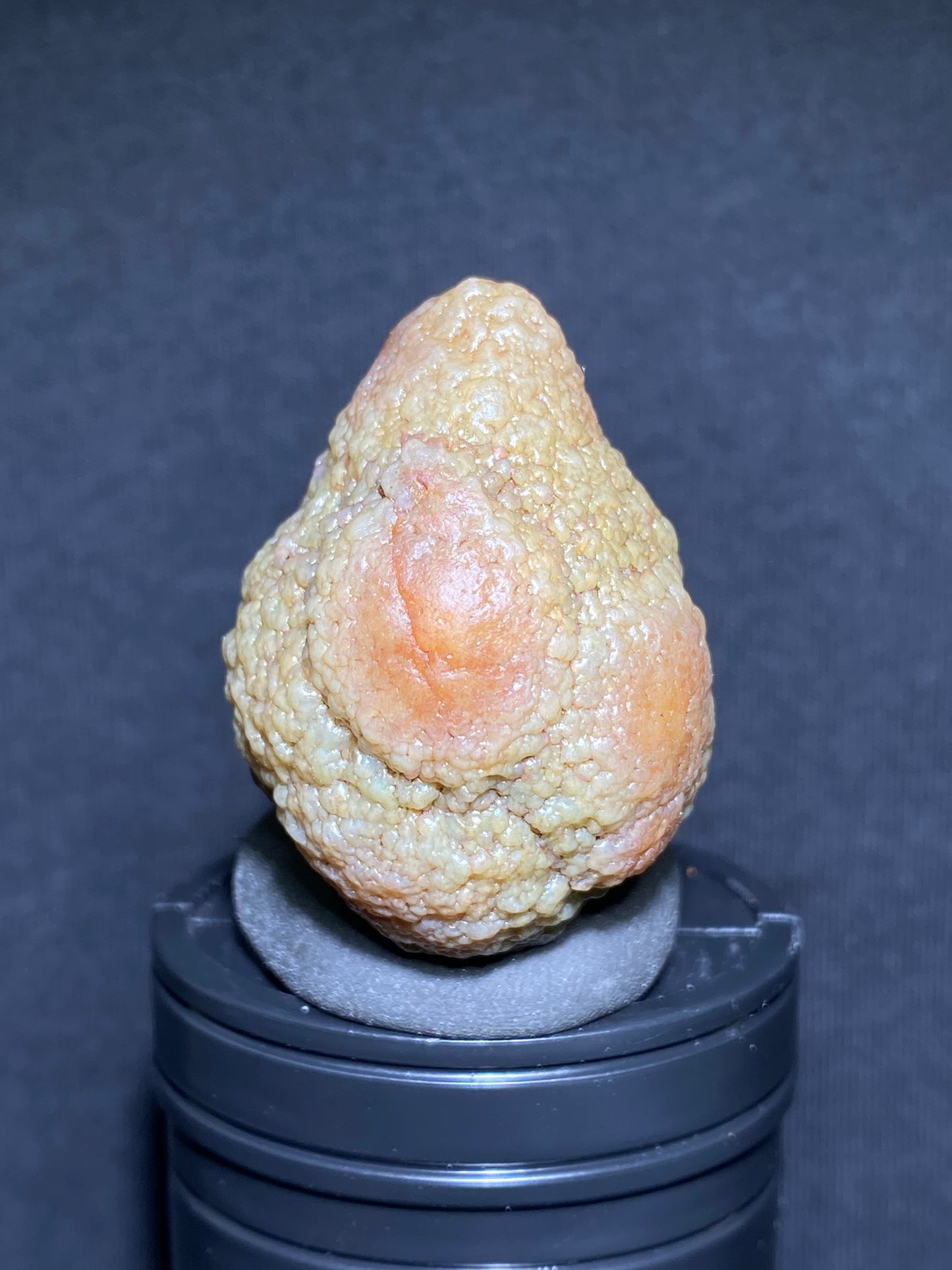 (1120)Natural Gobi Agate– Rare and Unique Gobi Desert Agate with Red Eye Spiral from Inner Mongolia | Rare Collector’s Orbicular Agate