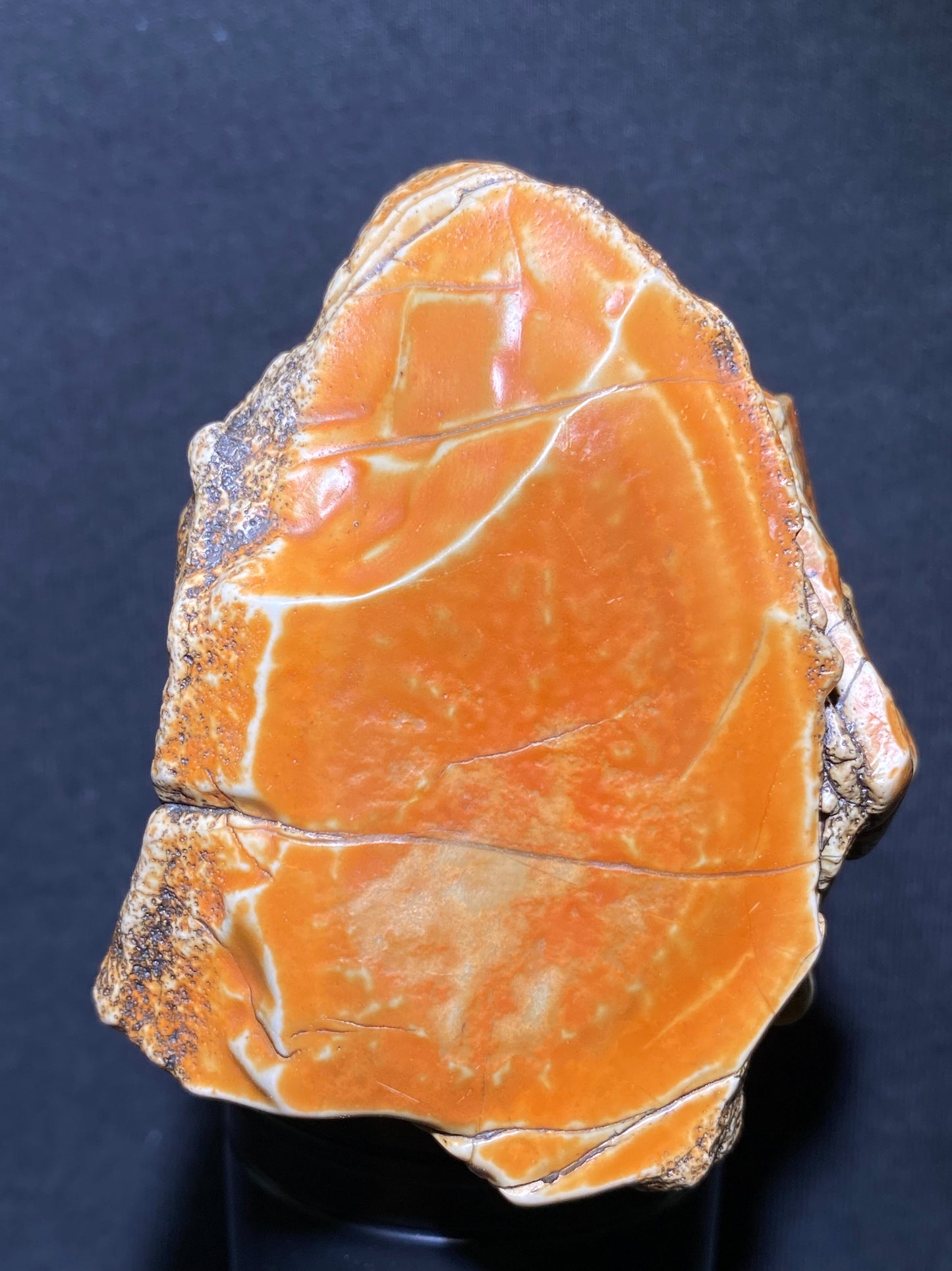 (1134) Alxa Gobi Desert Jade-Like Varnish Stone – Natural Desert Varnish Stone, Rare Inner Mongolian Collectible Polished by Nature