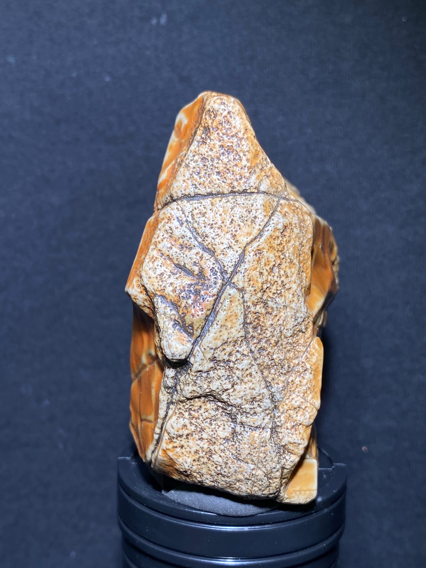 (1134) Alxa Gobi Desert Jade-Like Varnish Stone – Natural Desert Varnish Stone, Rare Inner Mongolian Collectible Polished by Nature