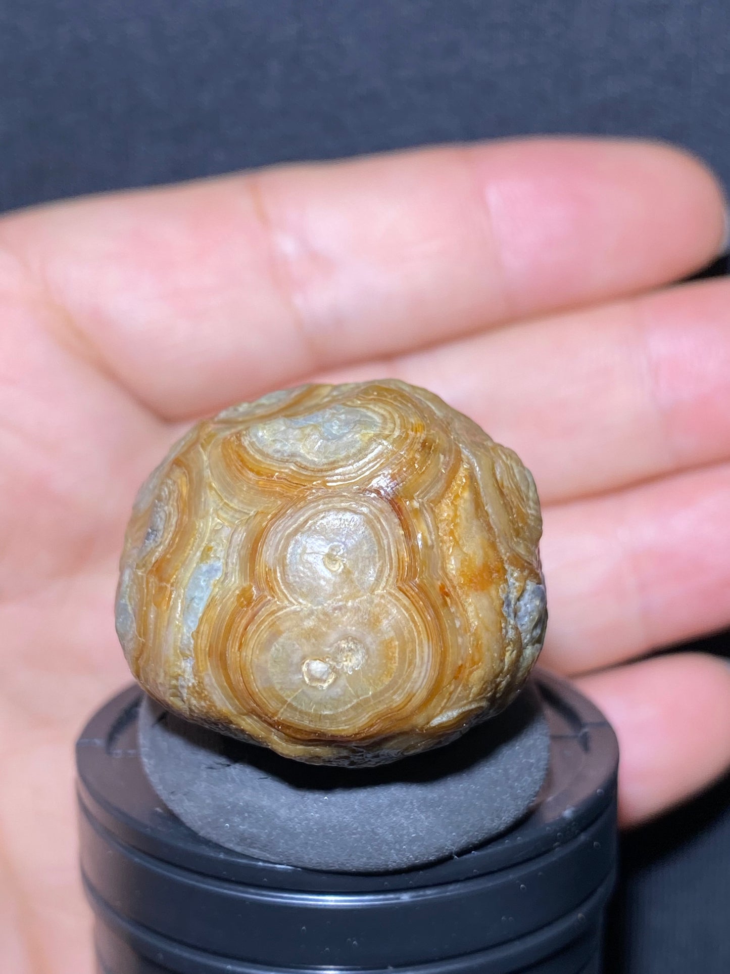 (1138)Alxa Gobi Desert eye Agate, rough nature stone, Natural Color Raw Stone from Inner Mongolia.